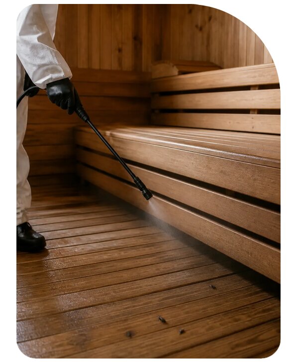Дезинсекция бани: цена в Омске по цене от 3629 р. | Сенат-Омс